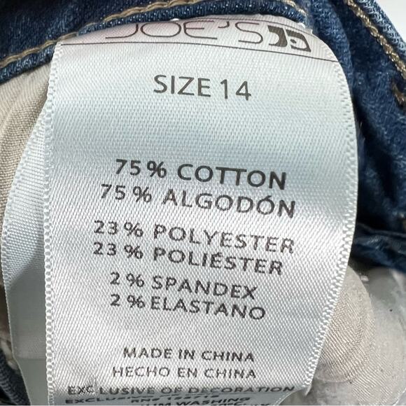 Joe's medium wash slim leg distressed jeans size juniors 14 B83 - Picture 3 of 4